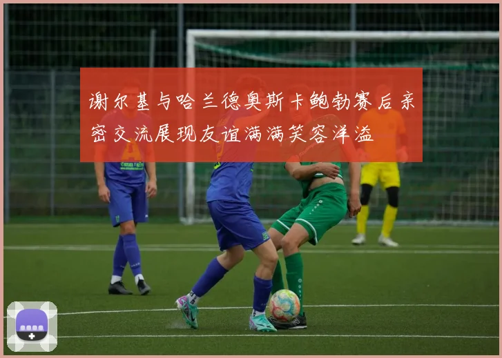 谢尔基与哈兰德奥斯卡鲍勃赛后亲密交流展现友谊满满笑容洋溢